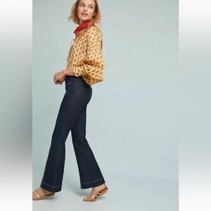Anthropologie Pilcro and the Letterpress High Rise Flare Jeans sz 31